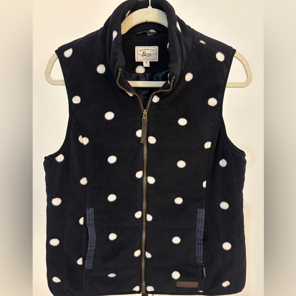 G.H. Bass & Co. Navy and White Vest